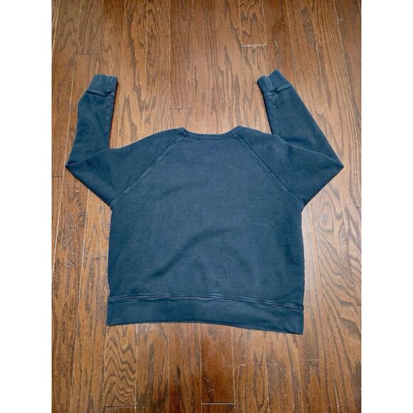 Daydreamer Anthropologie Pullover S Washed Black Biggie King of Brooklyn Graphic - Picture 5 of 5